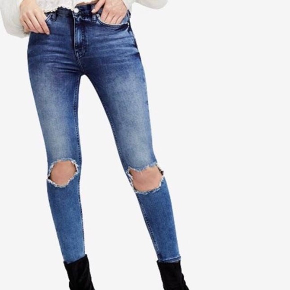 Free People Denim - Free People | NWT High Rise Distressed Skinny Jean
